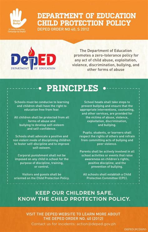 child protection policy deped 2023|Department of Education.